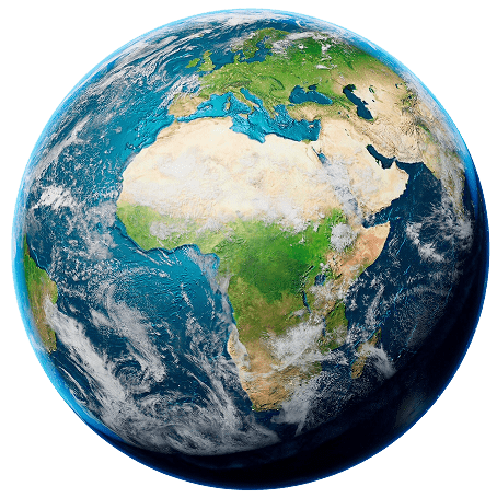 earth ball planet isolated 1